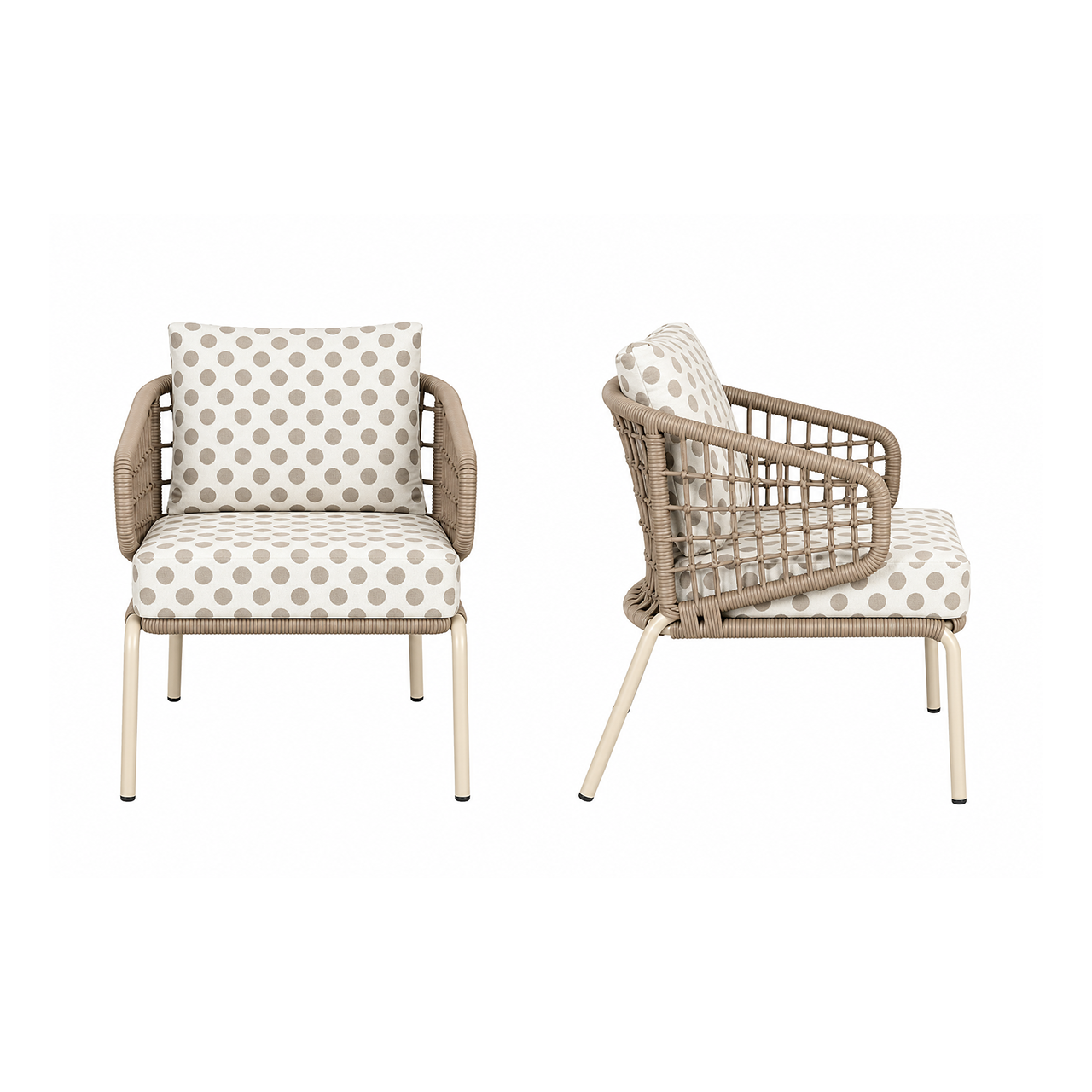 BERT CORD LOUNGE CHAIR